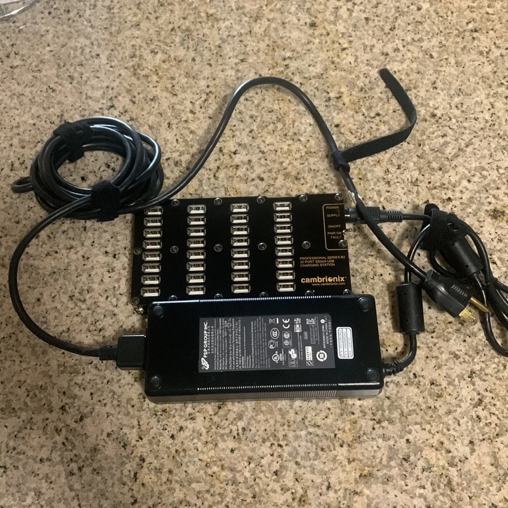 Datamation/Cambrionix 32 Port 500mA USB Charging Board Series B2
